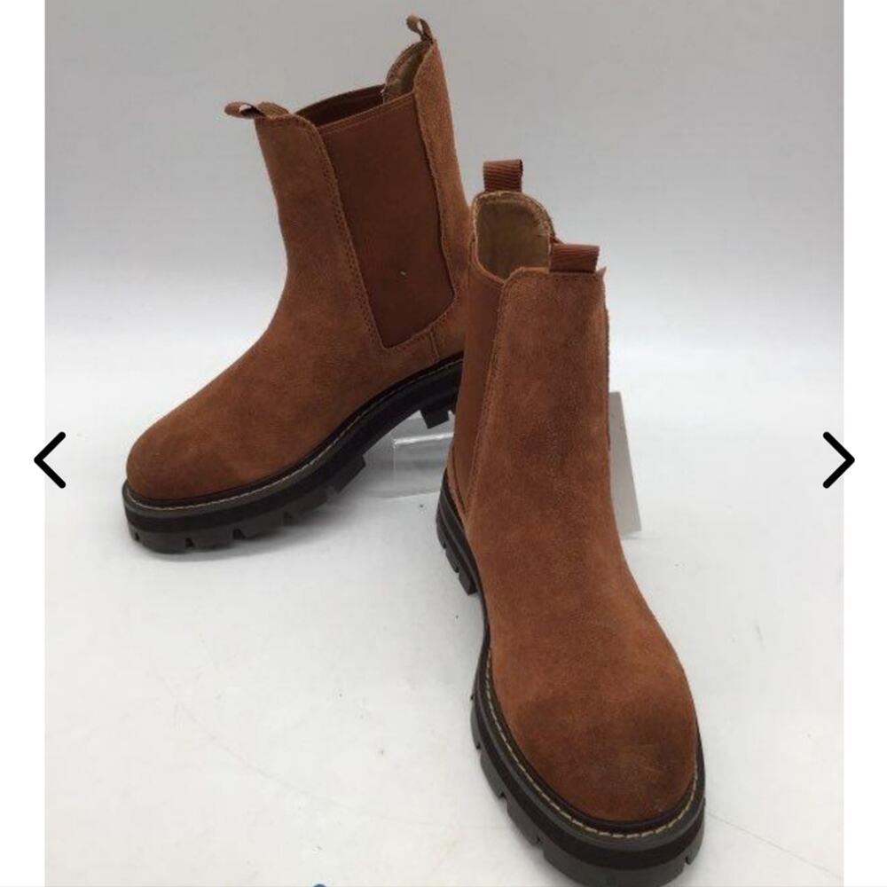 PER UNA NWT WOMENS CHUKKA ANKLE SUEDE LEATHER BOOTS
